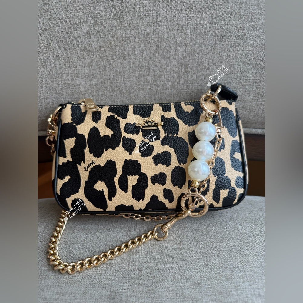NWT！3PCS COACH Nolita 19 With Leopard Print（CBM66）fast shipping MOTHER DAY GIFT - Picture 4 of 15